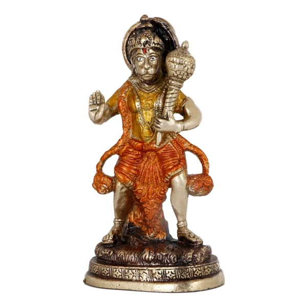 6 5 Inch Graceful Brass Hanuman Bajrangbali Statue Mandir Mart Online 6-5-inch-graceful-brass-hanuman-bajrangbali-statue-mandir-mart-online