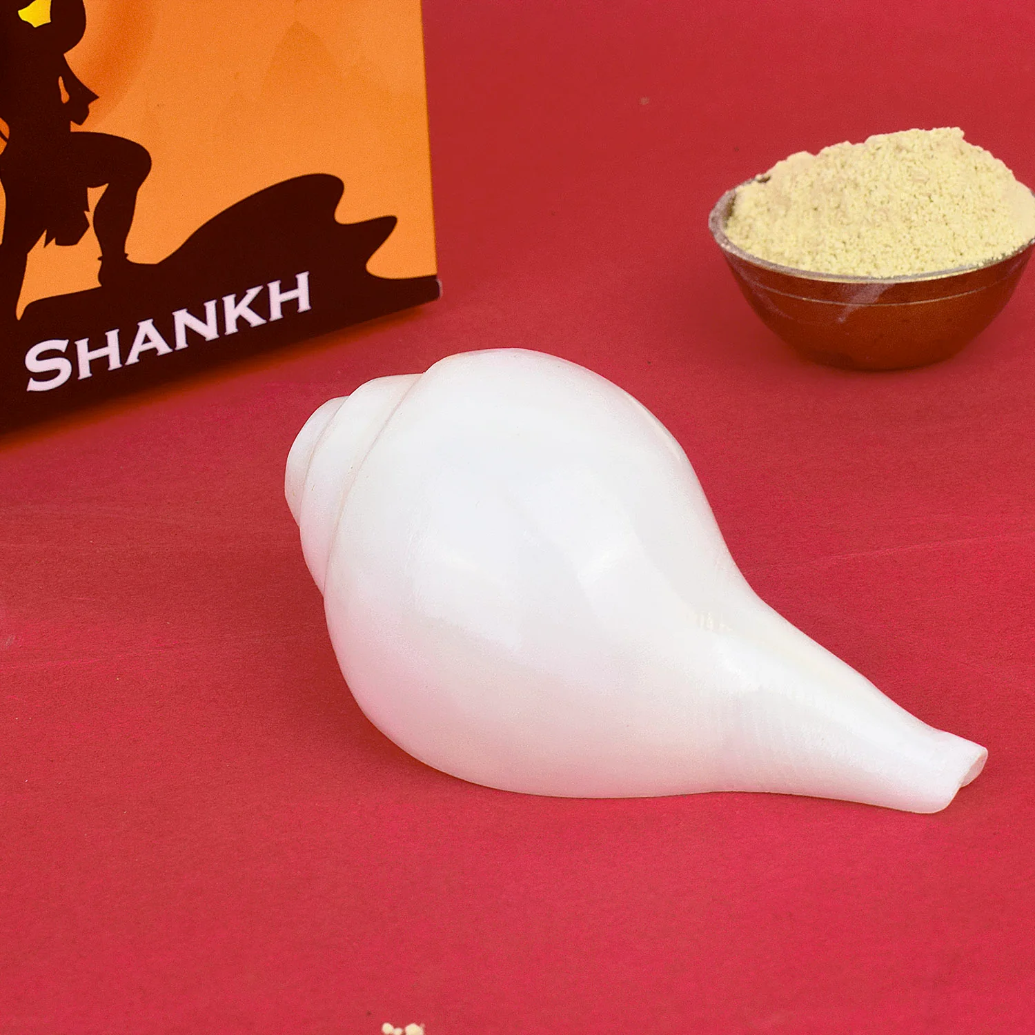 Mini Vamavarti Shankha (Conch Shell) Natural Blowing Shankh - Image 2
