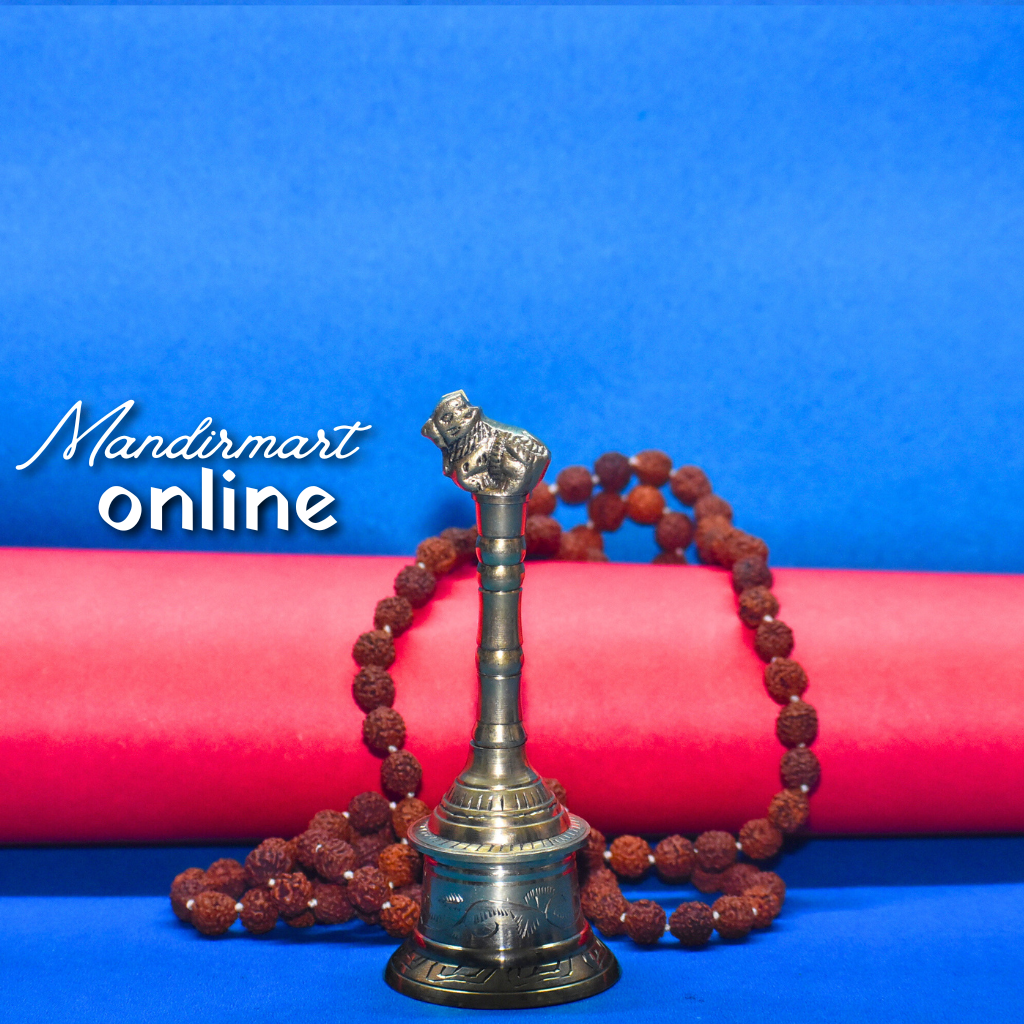 Brass Nandi Bell for Temple | Mandir Pooja Ghanti for Positive Energy & Devotion - Image 2