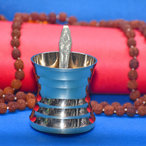 Brass Panchpatra with Spoon & Bowl | Traditional Panch Patra Set for Daily Pooja & Mandir Use - Image 2